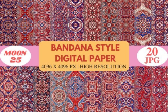 Bandana Style Digital Paper