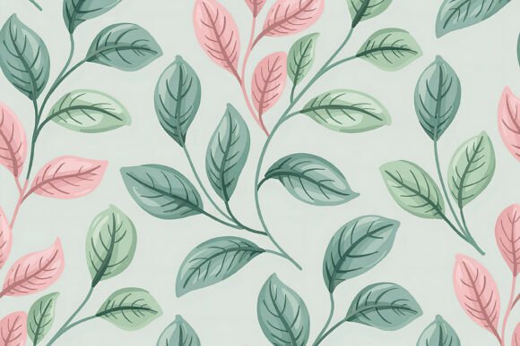 Dusty Rose and Tan Botanical Print: A Modern Twist on Timeless Elegance