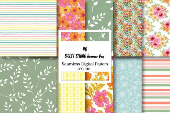 SWEET SPRING Summer Day Papers for Creative Expression