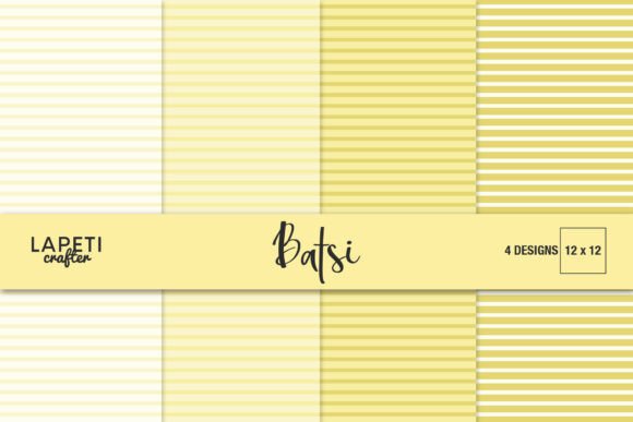 Yellow Stripes Digital Paper